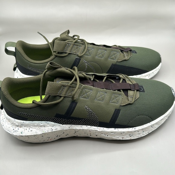NWT! Nike Crater Impact Sneakers Men’s 13 Green, Black - Picture 4 of 12